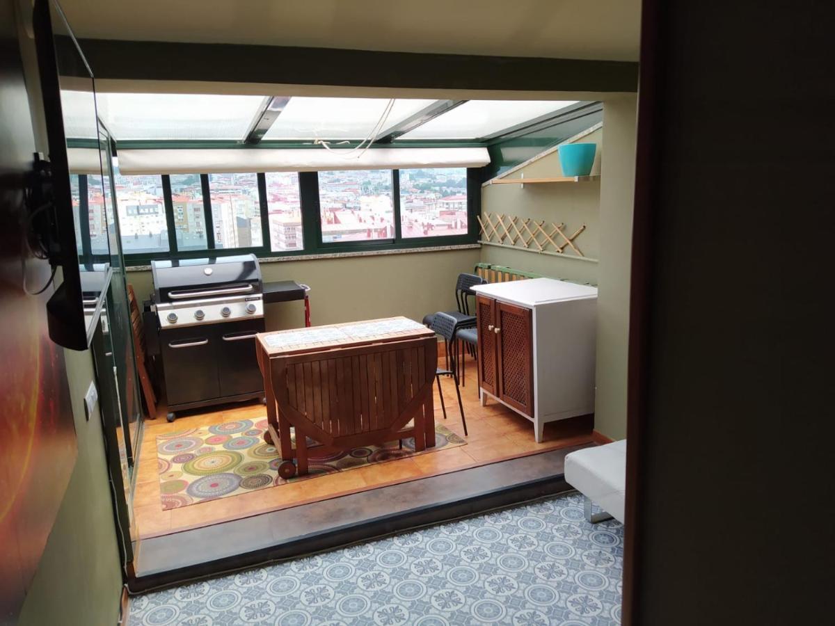 Duplex Amplio,Parking Wifi, 2 Terrazas, Bien Conectado Con Playas, Zona Segura Leilighet Vigo Eksteriør bilde